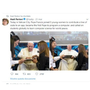 il tweet di Havi Partovi
