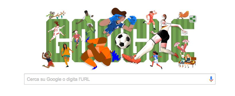 Doodle Google calcio femminile