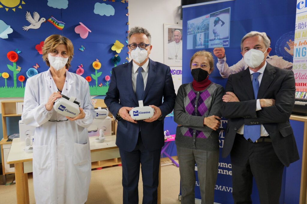Rai Cinema regala la realtà virtuale ai pazienti del Bambino Gesù Rai Cinema regala la realtà virtuale ai pazienti del Bambino Gesù